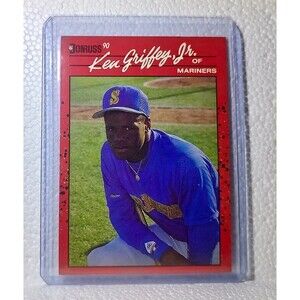 Ken Griffey Jr. 1990 Donruss MLB #365 Baseball Card Seattle Mariners
